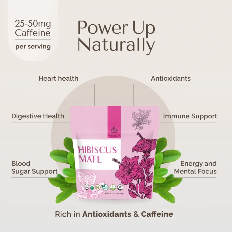 Organic Yerba Mate Hibiscus Tea