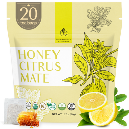 Organic Honey Citrus Yerba Mate Tea