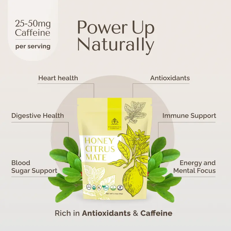 Organic Honey Citrus Yerba Mate Tea